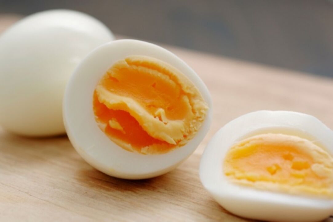 vařená vejce pro japonskou dietu